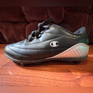 Champion Kids Black Cleats Soccer